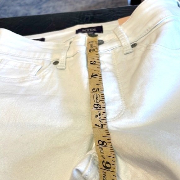 NYDJ Cropped Marilyn Straight Jeans Size 00P. - Picture 8 of 11